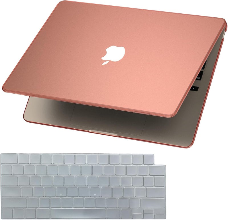 KEROM حافظة شفافة بنية لجهاز MacBook Air 13 بوصة 2025-2022 M4 M3 M2 A3240 A3113 A2681، حافظة MacBook Air M3 13 بوصة، غلاف بلاستيكي غير لامع وقاعدة لوحة مفاتيح لجهاز Mac Air 13.6 بوصة، بني مصنفر - Image 2